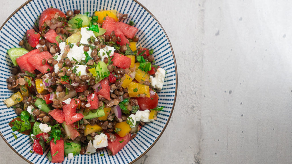 Recette de salade de lentilles