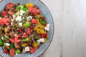 Recette de salade de lentilles